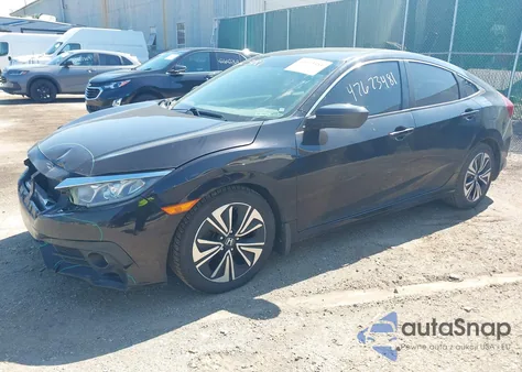 2017 Honda Civic Ex-T из США, поврежденный, VIN 19XFC1F31HE033357